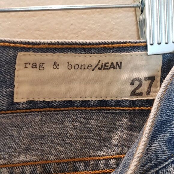Rag and bone Acid Wash Boyfriend Jeans Size 27 - Picture 7 of 10